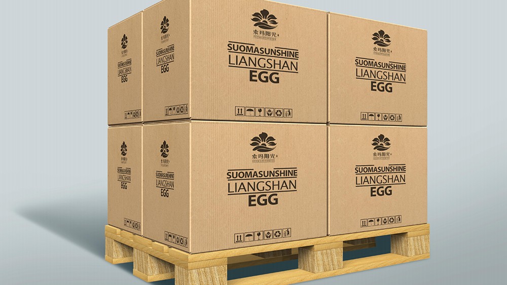 索玛阳光鸡蛋包装设计